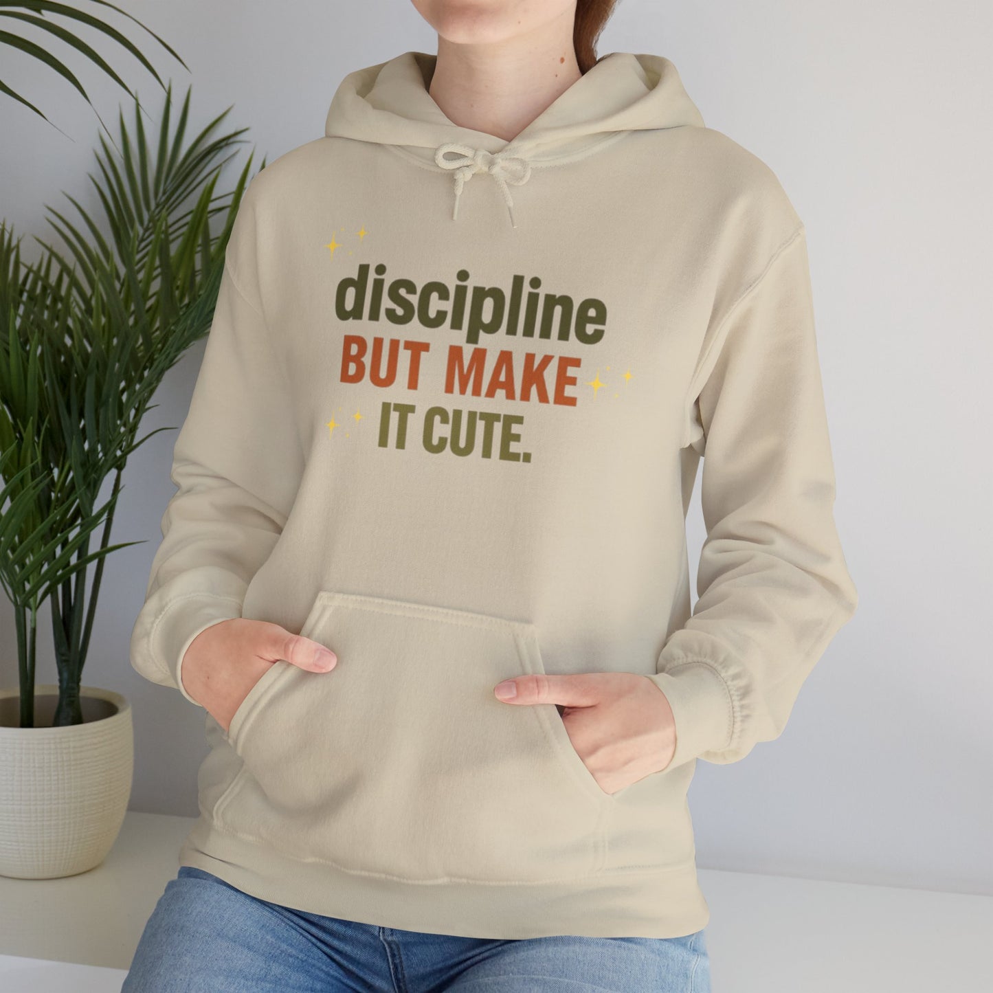 Disciplined But Make It Cute Heavy Blend™ Hooded Sweatshirt